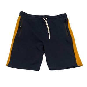 Aeropostale orangish yellow and navy blue shorts